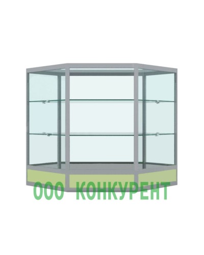 Угл. витрина. ПР-80-80-3 (Euroshop)